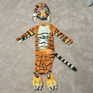Tiger Costume with Mask and Tail